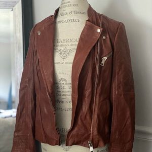 Kenna T Leather Jacket ASO Anastasia Steele